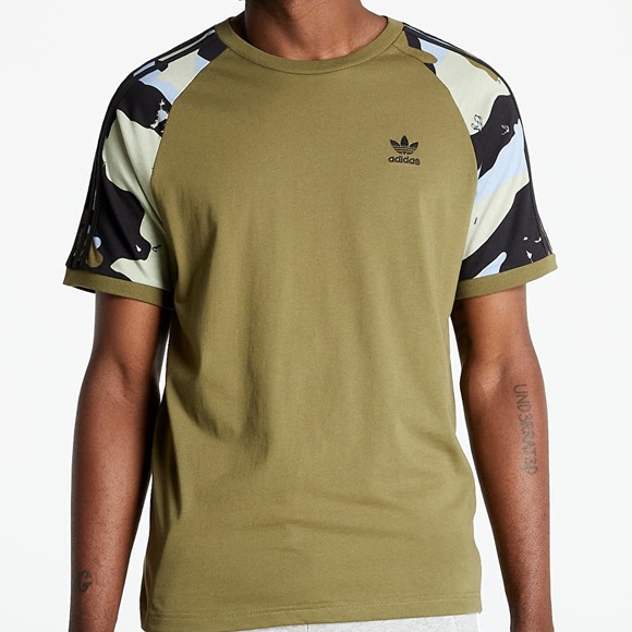 adidas Other - Adidas Men's Olive and Camo Short Sleeve Tee